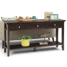 Load image into Gallery viewer, Acadian - Wide Console Sofa Table - Brunette Brown
