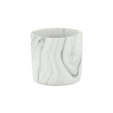 Load image into Gallery viewer, Marble Round Pot Planter - Gray / White