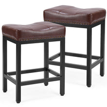 Load image into Gallery viewer, Tufted Club Chair (Set of 2) - Black / Brown