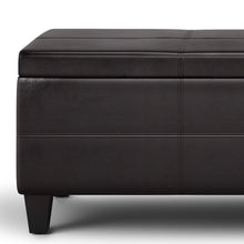 Load image into Gallery viewer, Avalon - Lift Top Rectangular Storage Ottoman - Tanners Brown