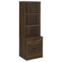 Load image into Gallery viewer, Geary - 3 Shelf Bookcase With USB Charging And Lockable Top Drawer