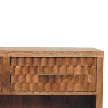Load image into Gallery viewer, Round Accent Cabinet With Two Drawers (738394) - Brown
