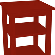 Load image into Gallery viewer, 28" Solid Wood Nightstand - Red