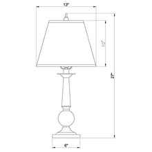Load image into Gallery viewer, Table Lamps With Cone Shade (Set of 2) - Beige / Brown