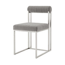 Load image into Gallery viewer, Polyester Dining Side Chairs (Set of 2) - Gray