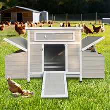Load image into Gallery viewer, Large Chicken Coop Outdoor Hen House With Dual Nesting Boxes