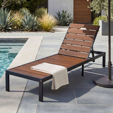 Load image into Gallery viewer, Outdoor Chaise With Adjustable Backrest