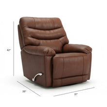 Load image into Gallery viewer, Oslo Antelope - Swivel Glider Recliner With Manual Footrest