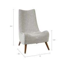 Load image into Gallery viewer, Fancy Chair With Plush Seating - Tan