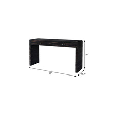 Load image into Gallery viewer, Double Pedestal Console Table With Two Drawers (738109) - Black