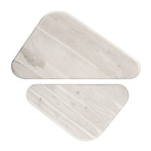 Load image into Gallery viewer, Solid Wood Triangle Pedestal Nested Coffee Tables (Set of 2) - Natural