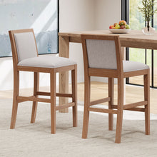 Load image into Gallery viewer, Upholstered Barstools (Set of 2)