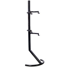 Load image into Gallery viewer, Indoor Bike Rack Stand For 1 - 2 Bicycles With Adjustable Arms - Black