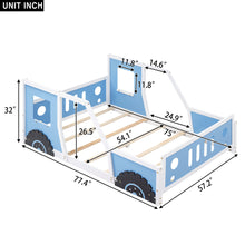 Load image into Gallery viewer, Classic Car Shaped Platform Bed With Wheels