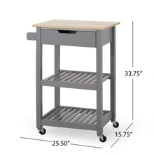 Load image into Gallery viewer, Tattnall - Kitchen Cart With Wheels