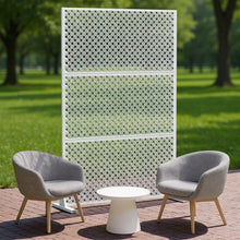 Load image into Gallery viewer, Three Panel Screen Room Divider (562822) - White