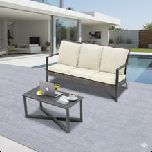 Load image into Gallery viewer, 2 Piece Patio Set With Cushions & Coffee Table