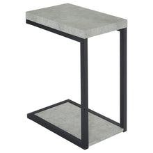 Load image into Gallery viewer, Snack Table With Industrial Base