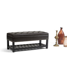 Load image into Gallery viewer, Lomond - Upholstered Storage Ottoman Bench