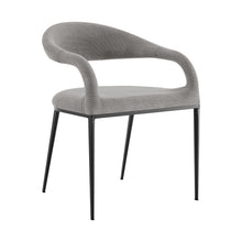 Load image into Gallery viewer, Polyester Open Back Dining Arm Chairs (Set of 2) - Gray