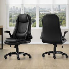 Load image into Gallery viewer, Office Chair, Adjustable Height, Swivel, Ergonomic, Armrests, Contemporary & Modern - Black