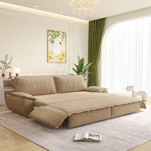 Load image into Gallery viewer, Queen Pull Out Bed, 3 In 1 Convertible Sleeper Sofa