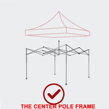 Load image into Gallery viewer, Canopy Replacement Top With 4 Pack W8 Bags, Pop Up Tent Cover Only, Frame Not Included