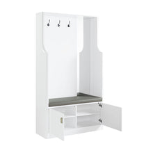 Load image into Gallery viewer, Buck II - High Gloss Hall Tree - White