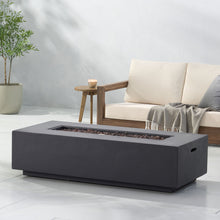 Load image into Gallery viewer, Modern Rectangle Fire Table 50, 000 Btu