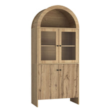 Load image into Gallery viewer, Modern Tech Inspired Dome Cabinet With LED Lighting