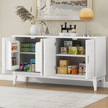 Load image into Gallery viewer, 4 Door Sideboard Storage Cabinet With Door Shelf