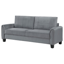 Load image into Gallery viewer, Dixon - Upholstered Sofa With Rounded Arms And Texture - Gray