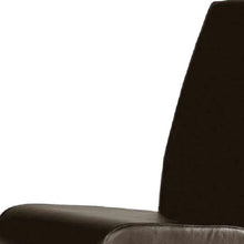 Load image into Gallery viewer, Upholstered Faux Leather Dining Side Chairs (Set of 2) - Brown / Silver