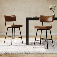 Load image into Gallery viewer, Retro Swivel Counter Stools (Set of 2)