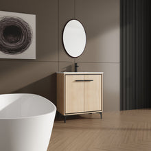 Load image into Gallery viewer, Modern Bathroom Vanity Base With Basin And Storage Cabinet