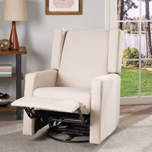 Load image into Gallery viewer, Landau Contemporary Fabric Upholstered Swivel Recliner