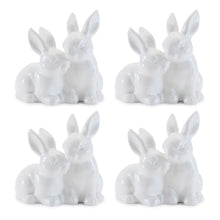 Load image into Gallery viewer, Rabbit Figurine (Set of 4) - White