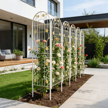 Load image into Gallery viewer, Metal Garden Trellis Rustproof Trellis For Climbing Plant Outdoor Flower Support