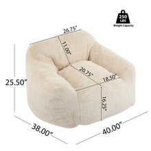 Load image into Gallery viewer, Auch - Indoor Armchair Style Bean Bag - Beige