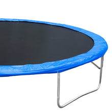 Load image into Gallery viewer, 14Ft Trampoline For Adults & Kids With Basketball Hoop, Outdoor Trampolines With Ladder And Safety Enclosure Net For Kids And Adults - Blue