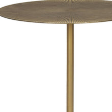 Load image into Gallery viewer, Iron Wood Tray Table - Gold / White