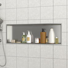 Load image into Gallery viewer, Stainless Steel Shower Niche With Seamless Design For Bathroom Storage