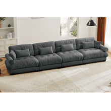 Load image into Gallery viewer, Super Comfort Oversized Modular Sectional Sofa, Deep Seat Convertible L Shaped Couch