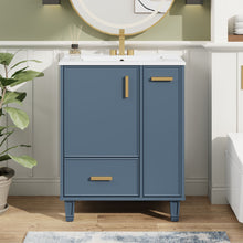 Load image into Gallery viewer, Bathroom Vanity With Sink, Deep Drawer, Door Shelf, 2 Tier Basket