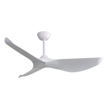 Load image into Gallery viewer, Indoor Ceiling Fan Without Light, 6 Speeds Reversible DC Motor, 3 ABS Blade Ceiling Fan White For Bedroom - White