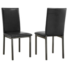 Load image into Gallery viewer, Upholstered Side Chair (Set of 2) - Black