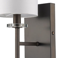 Load image into Gallery viewer, Minimalist Wall Sconce With Fabric Shade - Bronze