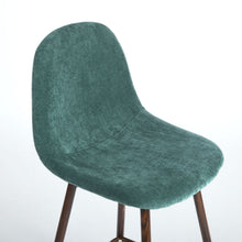 Load image into Gallery viewer, Velvet And Steel Counter Height Bar Chairs (Set of 2) - Green And Brown