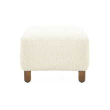 Load image into Gallery viewer, Contemporary Ottoman With Foam Cushion And Durable Upholstery