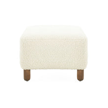 Load image into Gallery viewer, Contemporary Ottoman With Foam Cushion And Durable Upholstery